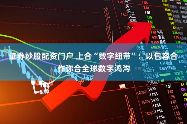 证券炒股配资门户 上合“数字纽带”：以包容合作弥合全球数字鸿沟